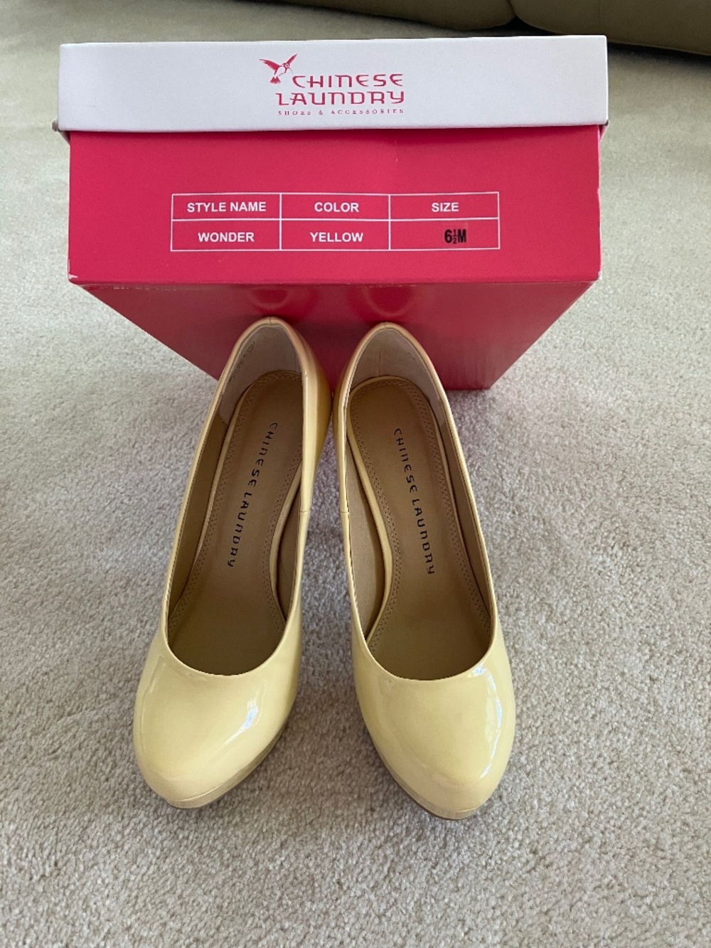 Chinese Laundry platform stilettos